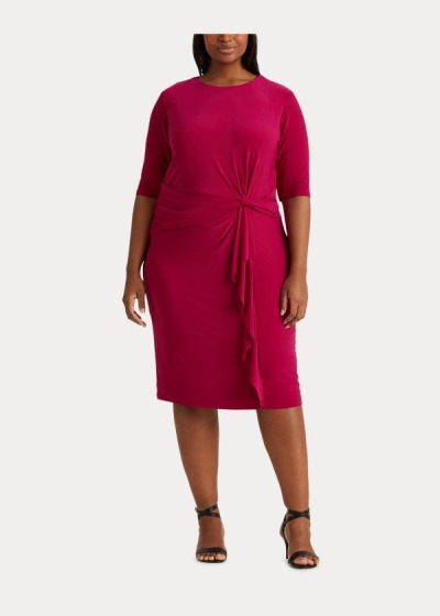 Vestido Ralph Lauren Twisted-Knot Jersey Mulher 18904-XOIS